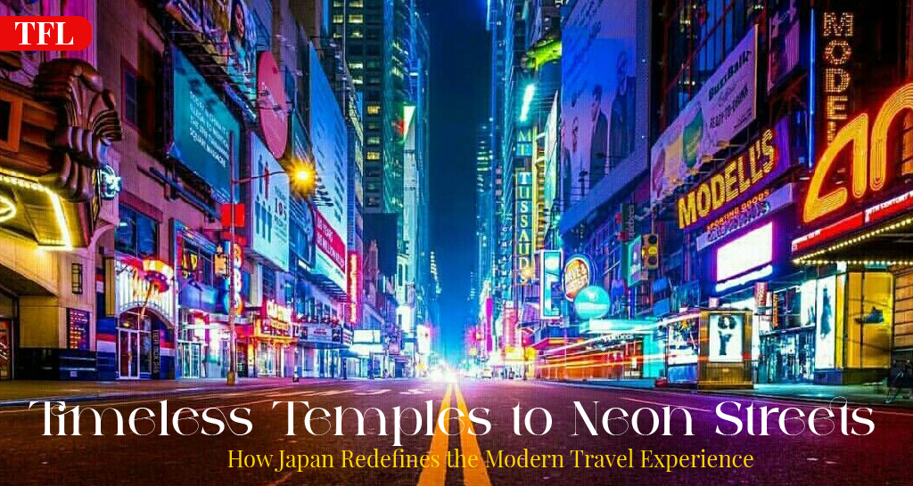 Japan tourism modern and traditional blend